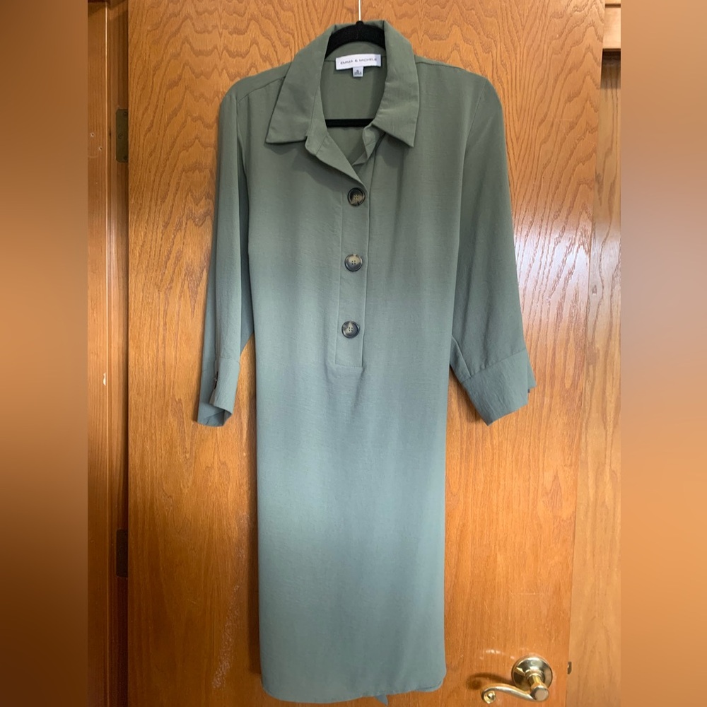 Emma & Michele Sage Green Dress Size XL
